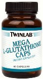 Twinlab Mega L-Glutathione 60 caps