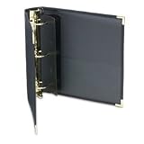 Samsill 15160 Classic Collection Ring Binder Portfolio, 8-1/2 X 11, 2 Capacity, Black