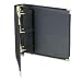 Samsill 15160 Classic Collection Ring Binder Portfolio, 8-1/2 X 11, 2 Capacity, Black