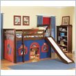 Bolton Furniture Mission Cherry Low Loft Tent with Slide