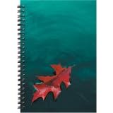 Red Oak Leaf Blank Writing Journal by Jim Brennan