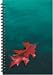 Red Oak Leaf Blank Writing Journal Image