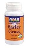 Barley Grass 500 mg 100 Tabs NOW Foods