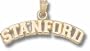 Stanford Cardinal Arched "Stanford" Pendant - 14KT Gold Jewelry