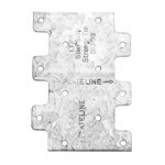 S ラテラルタイプレート LTP4　(15pcs）シンプソン金具 SIMPSON 2×4 ツーバイフォー DIYに