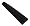 Cando Black Composite Foam Rollers - HALF-ROUND 36