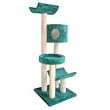Molly and Friends "Fluffy's Favorite" Premium Handmade 4-Tier Cat Tree with Sisal, Model 3L23, Beige