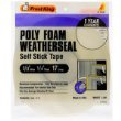 Frost King L341H Polyurethane Foam Tape 1/4-Inch, White