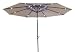 9' Green Solar Powered Lighted Market Umbrella