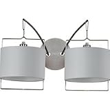 ET2 Passion E22312-01 Small 2 Light 120w (11H x 16W) Sconce Lighting with Shades in Satin Nickel