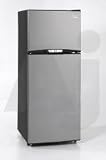 Avanti FF1009PS Model FF1009PS - 10.0 Cu. Ft. Frost Free Apartment Size Refrigerator/Freezer - Black w/Platinum Finish Doors