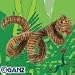 Webkinz - Striped Snake with Webkinz Magnetic Bookmark