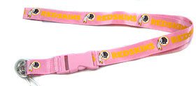 NFL Washington Redskins Lanyard, Pink