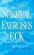 The Spiritual Exercises of Eck