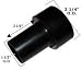 Dust Collection Reducer 2 1/4" OD to 1 1/2" OD By Peachtree Woodworking - PW444
