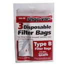 Shop Vac 906-68 Type B Filter Bags / 3 pack - Genuine