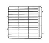 Plate CrateAï¿ Dishwasher Rack, 4 x 5 dia., 2 ext