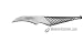 Global 3-Inch Bird's Beak Peeling Knife
