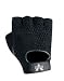 Valeo Medium Black Fingerless Leather And Cotton Mesh Back Material Handling ...