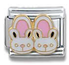 Clearly Charming Hello Kitty Bunny Slippers Cat Animal Theme Licensed Charm Bracelet