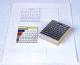 STAMP SET FRACTIONGRAM 2/PK ONE NUMBERED ONE BLANK