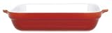 Emile Henry 13-by-10-Inch Lasagna Baker, Cerise Red