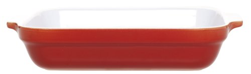 Emile Henry 13-by-10-Inch Lasagna Baker, Cerise Red