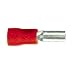 .110" 22-18 Gauge Vinyl Female Quick Disconnect 100pcs - Red