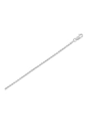 Genuine Elegante Chain Necklace. 14" Diamond Cut Rope Chain Necklace (1.6mm). 100% Satisfaction Guaranteed.