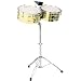 Latin Percussion M257 Matador Series 14" and 15" Steel Shell Timbales Set