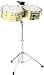 Latin Percussion M257B Matador Series 14 and 15 Brass Shell Timbales Set