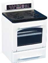 Dollhouse Miniature Free Standing Modern White Range