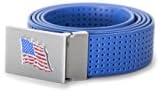 Clazic 1 1/2" Perforated Belt with USA Flag Buckle