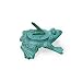 Outdoor Living : Achla Designs Cast Aluminum Outdoor Frog Sundial: Verdi Finish