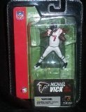 Michael Vick #7 Atlanta Falcons White Uniform 3 Inch Action Figure McFarlane 2nd Edition