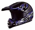 Nitro MX-410 Childs Helmet Blue/Black/Silver Large (51 - 52 cms).