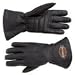 Harley-Davidson® Men's Stock Gauntlet Leather Gloves. Lined goatskin. Logo patch. 98202-07VM
