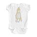 Boy's White Apericots Monkey with Hat Design Organic Onesie - 12 Months Boy's White Apericots Monkey with Hat Design Organic Onesie - 12 Months