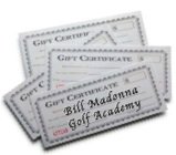 Bill Madonna's Golf Academy BUY 5 GET ONE FREE - $50 Gift Certificate
