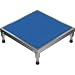 Vestil AHT-L-2424-SS Stainless Steel Adjustable Work-Mate Stand with Ergo Matting Deck, 500 lbs Capacity, 24" Length x 24" Width Deck, 6" - 8-3/8" Height