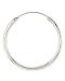 Sterling Silver 1-Inch Hoop Earrings