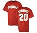 Philadelphia Phillies Mike Schmidt #20 Scarlet T-Shirt (Adult Large)