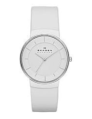 Skagen Klassik Womens Three-Hand Leather Watch - White Skw2057