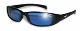 NEW ATTITUDE STYLISH MATTE BLACK FRAME BLUE LENSES SPORT EYEWEAR NEW ATTITUDE STYLISH MATTE BLACK FRAME BLUE LENSES SPORT EYEWEAR
