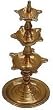 Metal Craft Unique Handmade Indian Artifacts Gifts and Collectibles 9.5 inches Dia 4 inches (lanp002)