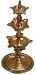 Metal Craft Unique Handmade Indian Artifacts Gifts and Collectibles 9.5 inches Dia 4 inches (lanp002)