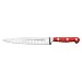 Mundial 5100 Series Red 8-inch Carving Knife with Hollow Edge