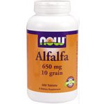NOW Foods, Alfalfa 10 grain 650 mg - 500 Tabs