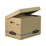 (Price/CT)Recycled Stor/File, Letter/Legal, 12x15x10, Kraft/Blue