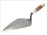 IMAGE OF MARSHALLTOWN The Premier Line 10350 11-Inch Wide London Brick Trowel with Leather Handle
